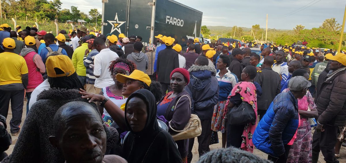 Homa Bay County residents turned out in force for the party's grassroots elections today, marking one of the first five counties in Phase One. Now, they're celebrating the successful exercise at the party's county office in Homa Bay Town. #UDAgrassrootspoll