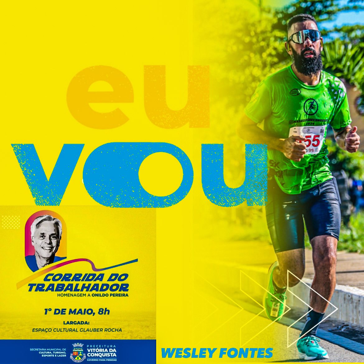 wesleyk981's tweet photo. O esforço de hoje será teu motivo de orgulho amanhã.

#run #corridaderua #correrecompartilhar #corridadotrabalhador 

@nasruasdeconquista @pmvconquista https://t.co/XVc94JndZt
