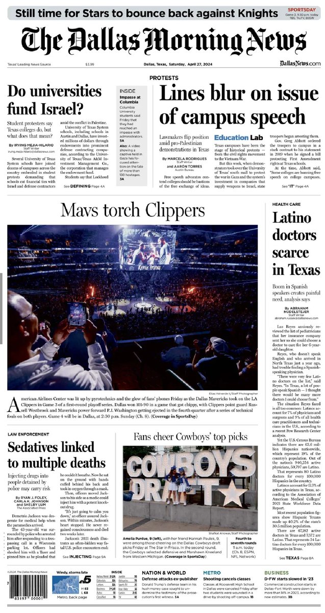 🇺🇸 Latino Doctors Scare In Texas ▫Boom in Spanish speakers creates painful need, analysis says ▫@abrahamrussek ▫is.gd/2hiEwh 👈 #frontpagestoday #USA @dallasnews 🇺🇸