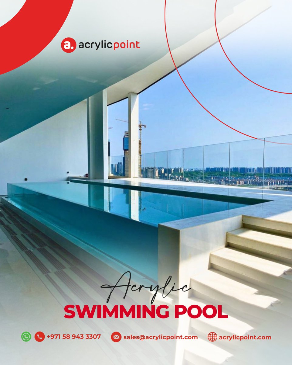 Dive into luxury with our acrylic swimming pool! Crystal-clear and durable, it adds a touch of elegance to your backyard. 

Whatsapp +971589433307 to find your best product.

#AcrylicPoint #swimmingpool #acrylicswimmingpool #acrylicpool #swimmingpools #uae