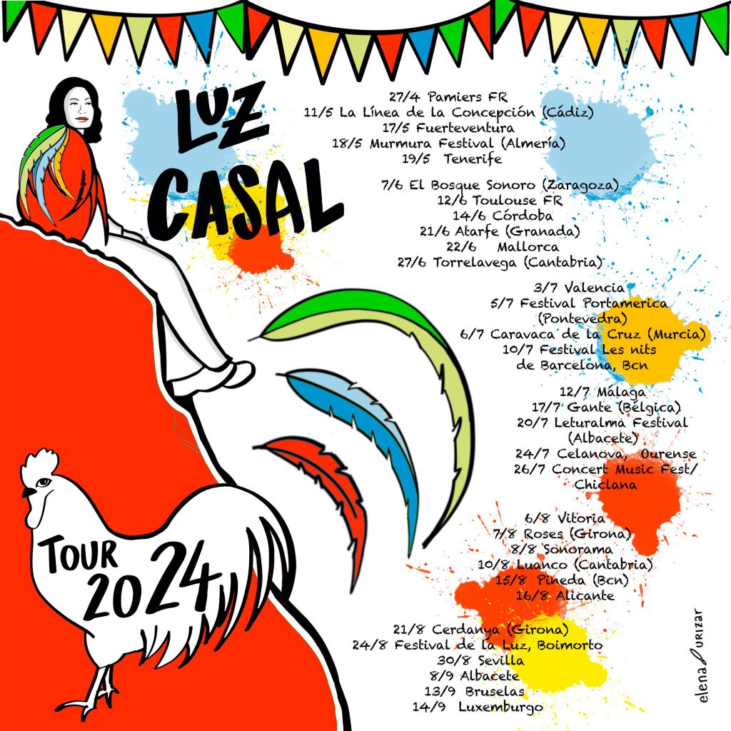 #conciertos de Luz Casal en Leturalma y en la Feria de #Albacete