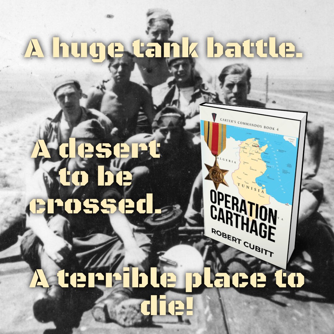 A huge tank battle. A desert to be crossed. A terrible place to die! On foot and pursued by armoured vehicles, can Carter make it out of Tunisia alive? Book of the Day mybook.to/EbJH #Kindle #paperback #action