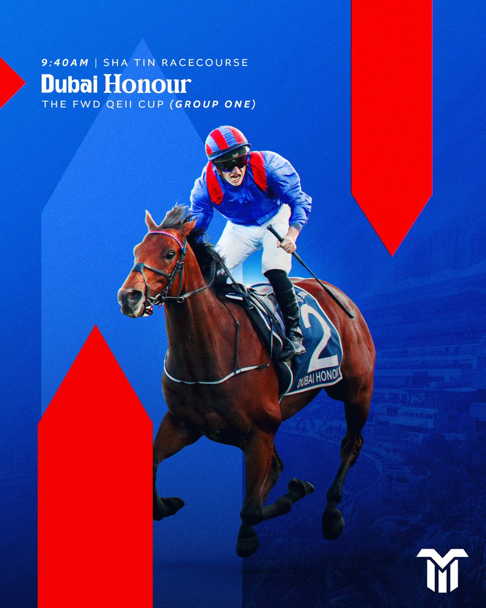 It’s great to be back in Hong Kong to partner Dubai Honour once again in The FWD QEII Cup tomorrow at Sha Tin 🏆🇭🇰