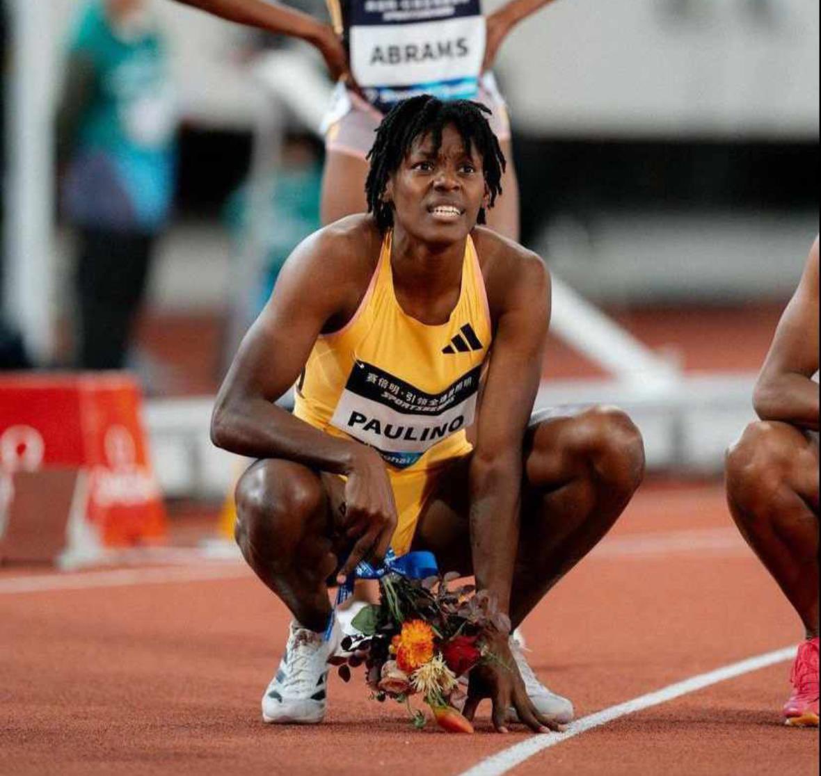 💥¡#DeRDpalMundo! 👏 Nuestra atleta creso @Marileidy_P gana la segunda parada de la #DLSuzhoudl al conquistar los 400 metros con tiempo de 50.89s. ¡Nuestra campeón se sigue adueñando de las competencias! #SomosCreso #VamosRD #CreandoSueñosOlimpicos