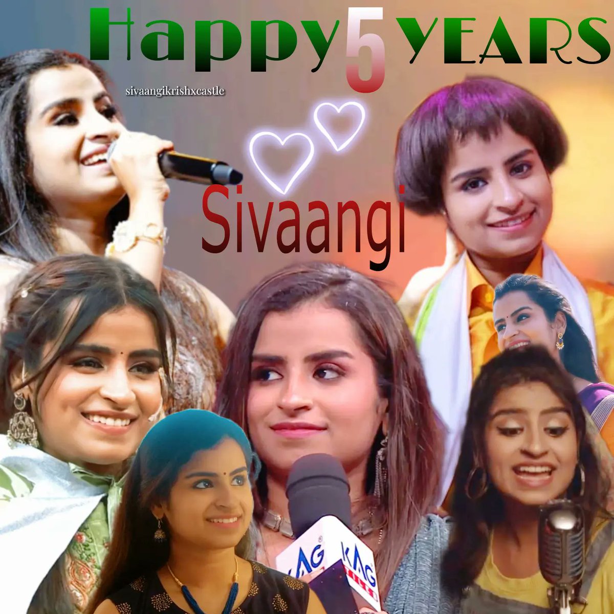 5 YEARS OF SIVAANGI As a Singer Comali Anchor Actress Cook Entertainer @sivaangi_k #Sivaangi