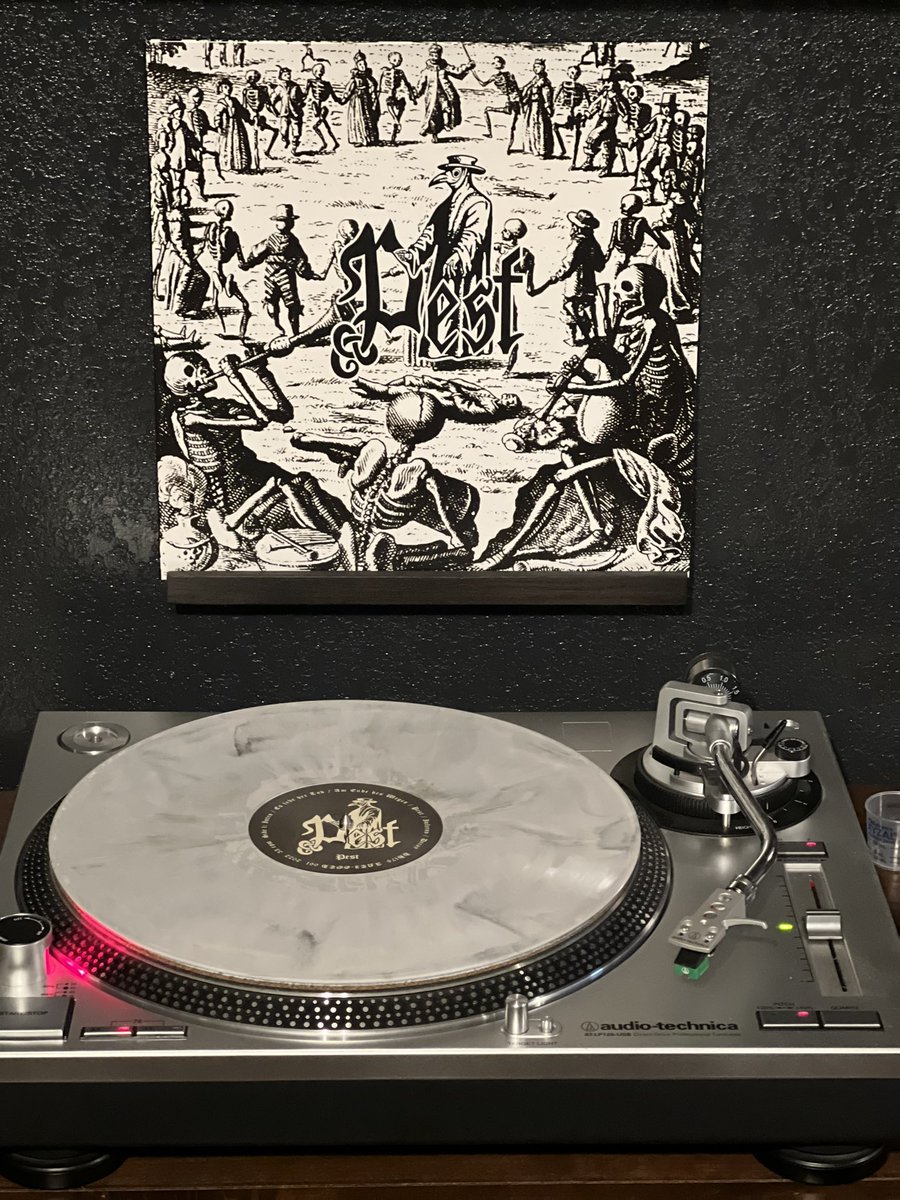 PEST “Pest” EP 2007 #pestblackmetalband #germanblackmetal black/white marble vinyl reissue 2022 #heidenshartrecords @NWNProductions #nuclearwarnowproductions
