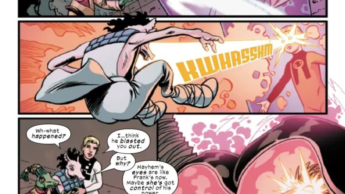 bleedingcool's tweet image. Check out what's brewing in Power Pack: Into the Storm #5! Will the Power Pack save Franklin and the day? Find out this Wednesday! #Marvel #PowerPack 🔗 bleedingcool.com/comics/power-p…