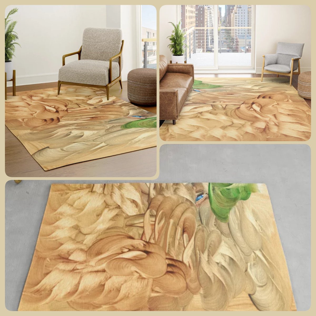 Lion Goddess Rug~ by Art Falaxy
~Be Artful~ #artfalaxy #art #curtains #drapes #homedecor #society6 #Society6max #swirls #accents #sheercurtains #windowtreatments #blackoutcurtains #floorrugs #orange #pastels #beige #peach

society6.com/product/lion-g…