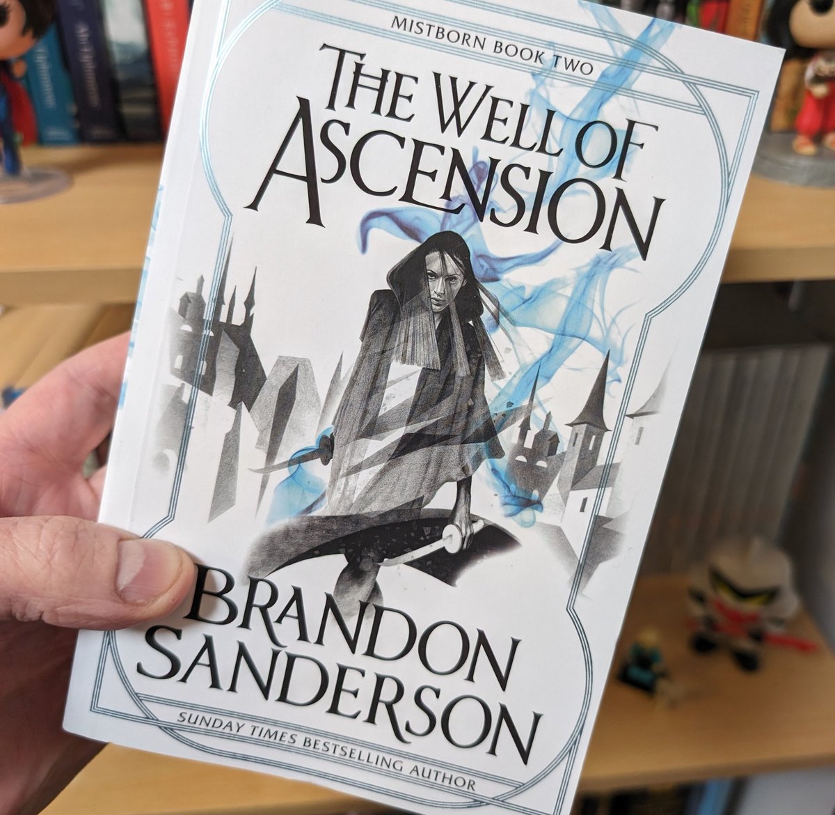 Reading book two of @BrandSanderson excellent #mistborn series! Can't wait. Only 757 pages to go! #readingcommunity #lovebooks