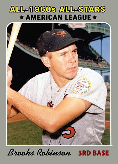 Up on the blog this Saturday, a player I'm sure is everyone's pick for A.L. third baseman of the 1960s, the great Brooks Robinson: whentoppshadballs.blogspot.com/2024/04/1960s-… @Orioles @70sBaseball