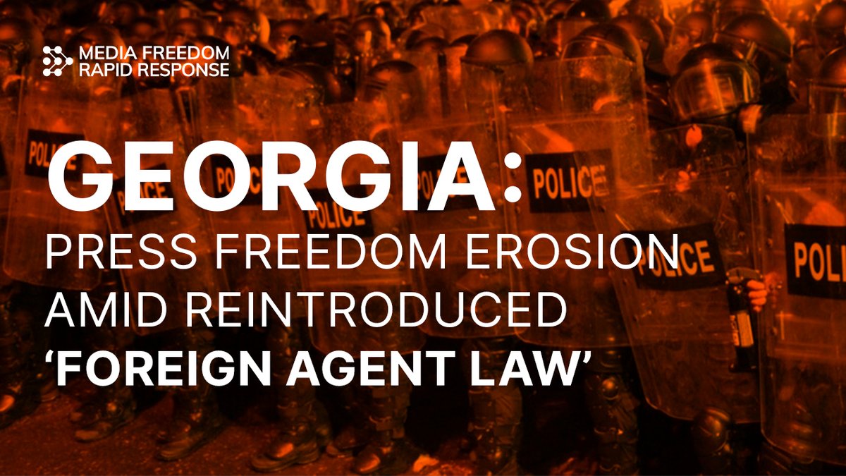 How will the potential adoption of the Russian style 'Foreign Agent Law' influence the broader media landscape in #Georgia? Hear more about this and other concerns in this webinar featuring Georgian journalists and press freedom advocates: youtube.com/watch?v=Dl0Qpz…