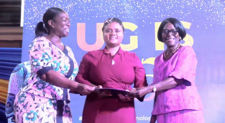 NSMQ star Jochebed Adwoa Sutherland sweeps 12 awards at UG Vice-Chancellor’s Ceremony #Newsfile myjoyonline.com/nsmq-star-joch…