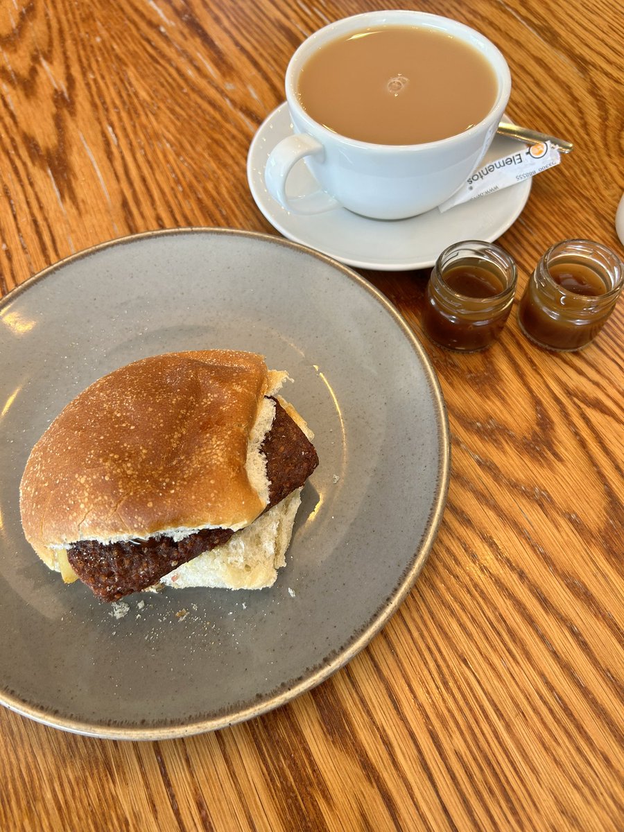 “Go to Glasgow at least once in your life. Have a roll and square sausage and a cup of tea. When you feel the tea coursing over your spice-singed tongue, you'll know what I mean when I say: It's good to be alive.' Wise words from Billy Connolly. Even better with brown sauce.