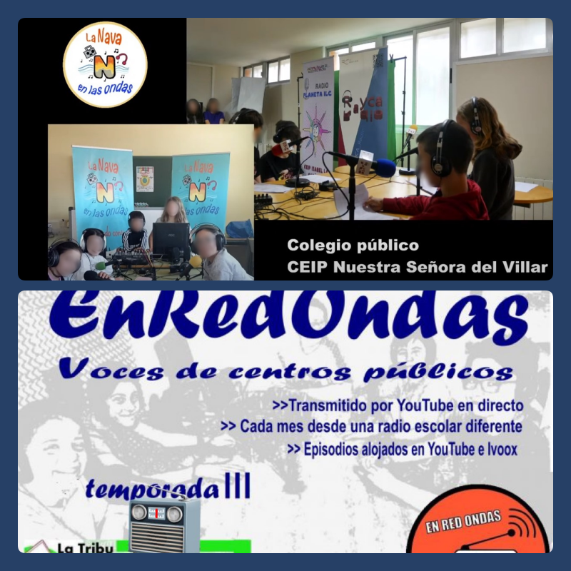 #RadioEscolar La Nava en las Ondas 🎙️ 6ºEP en el Programa #EnRedOndas 📶 de @concejo_mrp #DíadeCastillayLeón #DiaDelLibro lalecturadelvillar.blogspot.com/2024/04/podcas… #LaRadioNosUNE #PlanDeMejora #innovaCyL @RadioEscolarVLL @SoniaLucasMang1