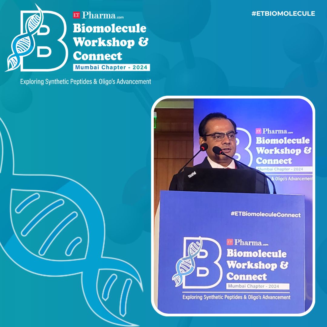 Join Dr. Ajay Singh, Head - mRNA at Gennova Biopharmaceuticals, for an insightful case study on 'mRNA Vaccine from Concept to Clinic' at #ETBIOMOLECULE.

Know More: bit.ly/3VnjQIN

#ETPHARMA #PEPTIDES #OLIGONUCLEOTIDE #BiomoleculeInnovations #AdvancedTherapeutics #MRNA