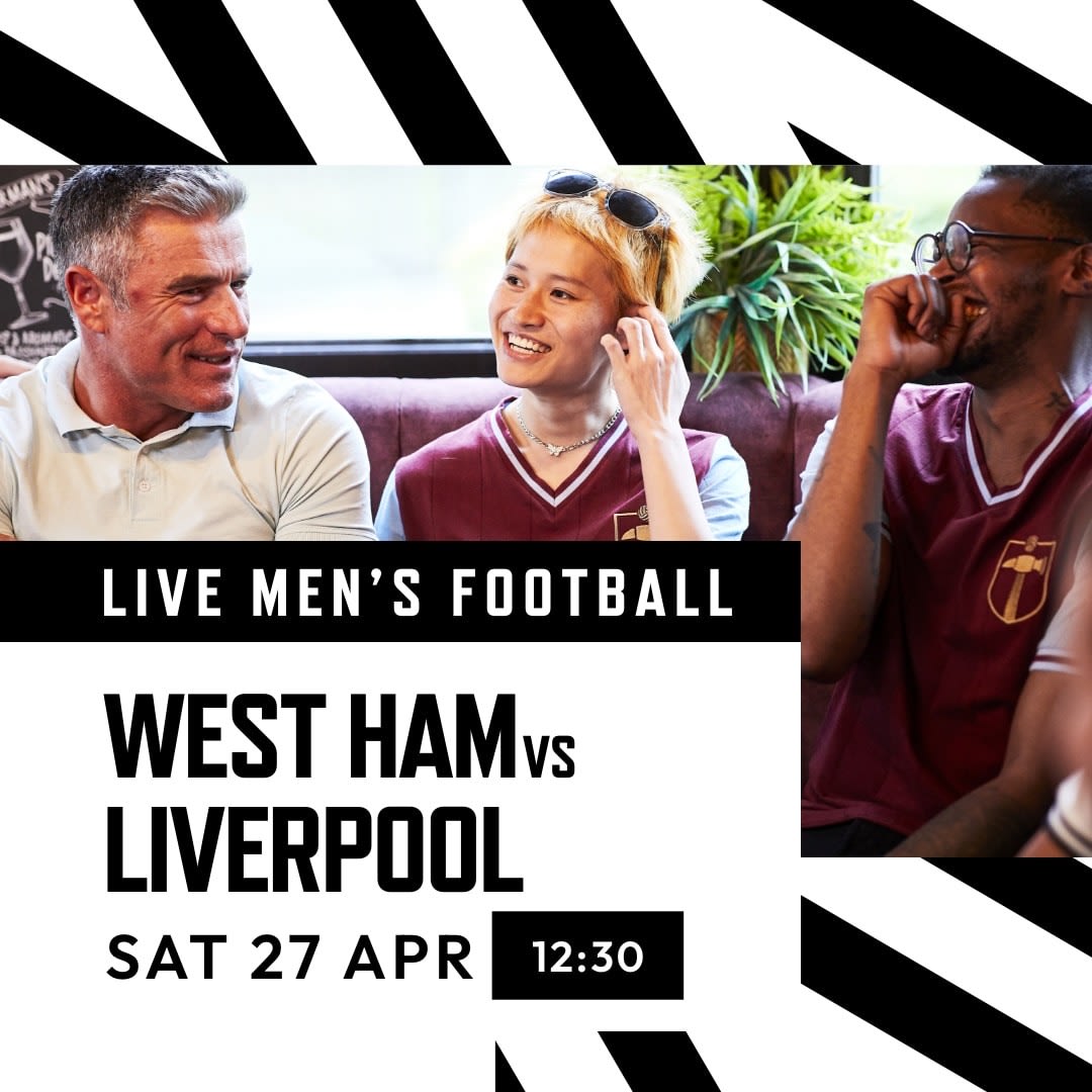 Saturday football!!
Join us at 12:30 ⚽️⚽️