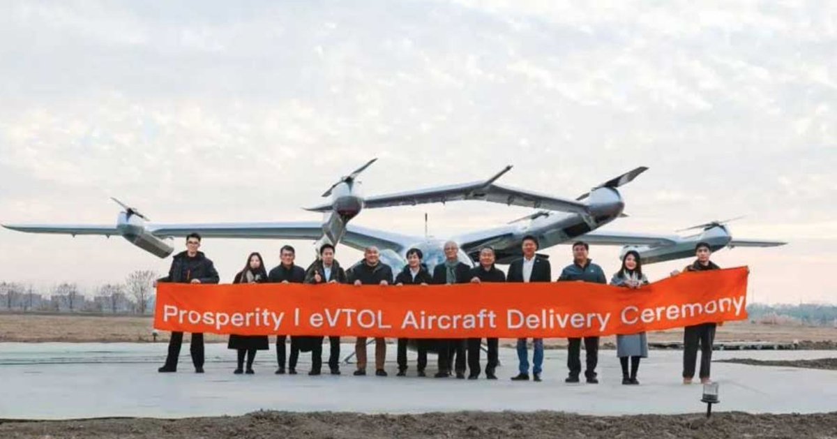 AutoFlight delivers first electric air taxi to customer in Japan devirsaati.com/autoflight-del… @DevirSaatiDergi @AutoflightO #autoflight #electricairtaxi #autoflightcarryall #autoflightprosperity #eVTOL #eVTOLaircarft