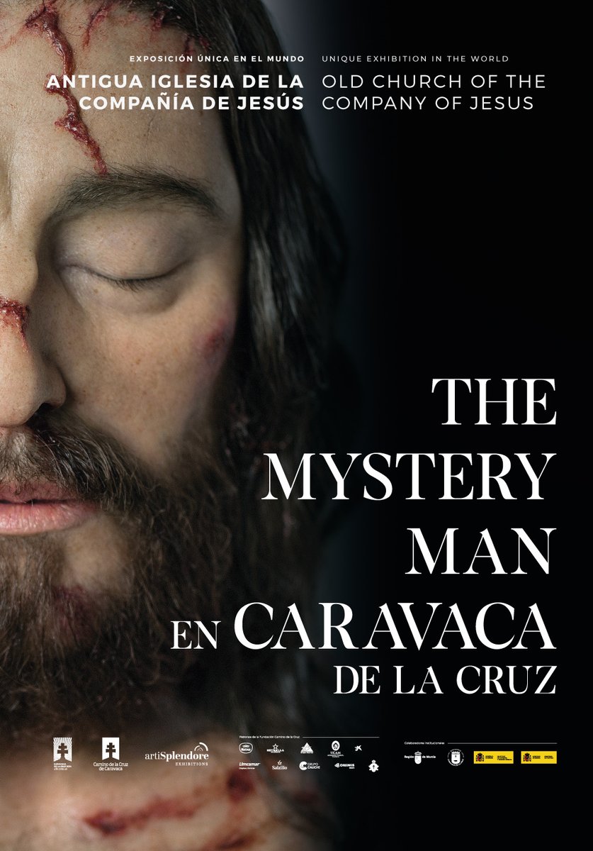 📍#Caravaca hosts the exhibition 'The Mystery Man,' an international showcase unveiling the secrets of history's most studied relic through a hyper-realistic and volumetric representation of the man of the Holy Shroud. More details ➡️🔗 bit.ly/3VH76gc #regiondemurcia
