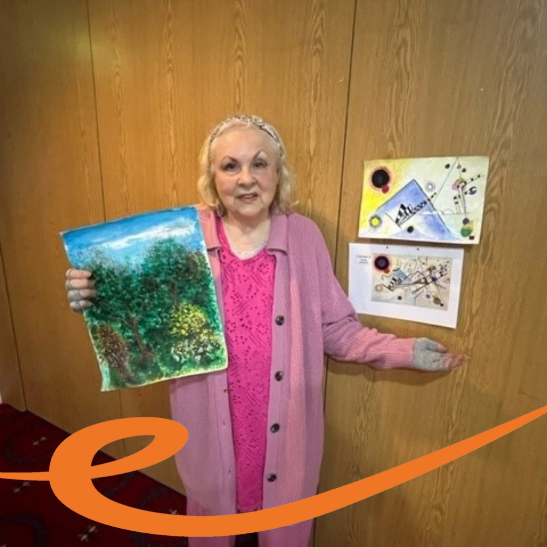 Valerie's journey with our art and craft group is nothing short of #inspiring. Despite battling severe neuropathy, Valerie finds solace and relief in the #nurturing environment of our classes. ellenor.org/news-stories/e…