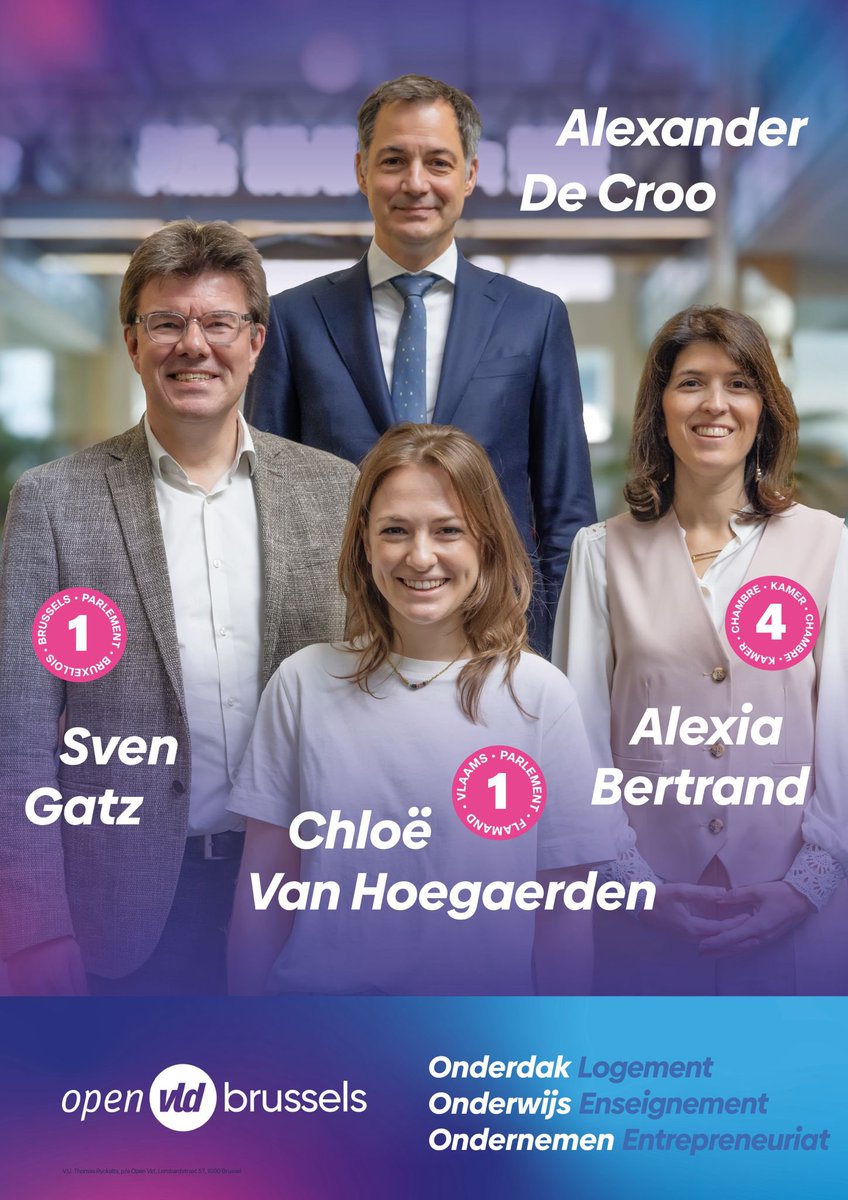 Morgen doen werken, hoe doe je dat in Brussel?  
•Onderdak: fiscale korting voor de aankoop van je eerste woning ☑️
•Onderwijs: meer Nederlandstalig onderwijs als kortste weg naar meertaligheid ☑️
•Ondernemen: Brussel als start up capital voor jobs ☑️
@OpenVldBrussel @openvld