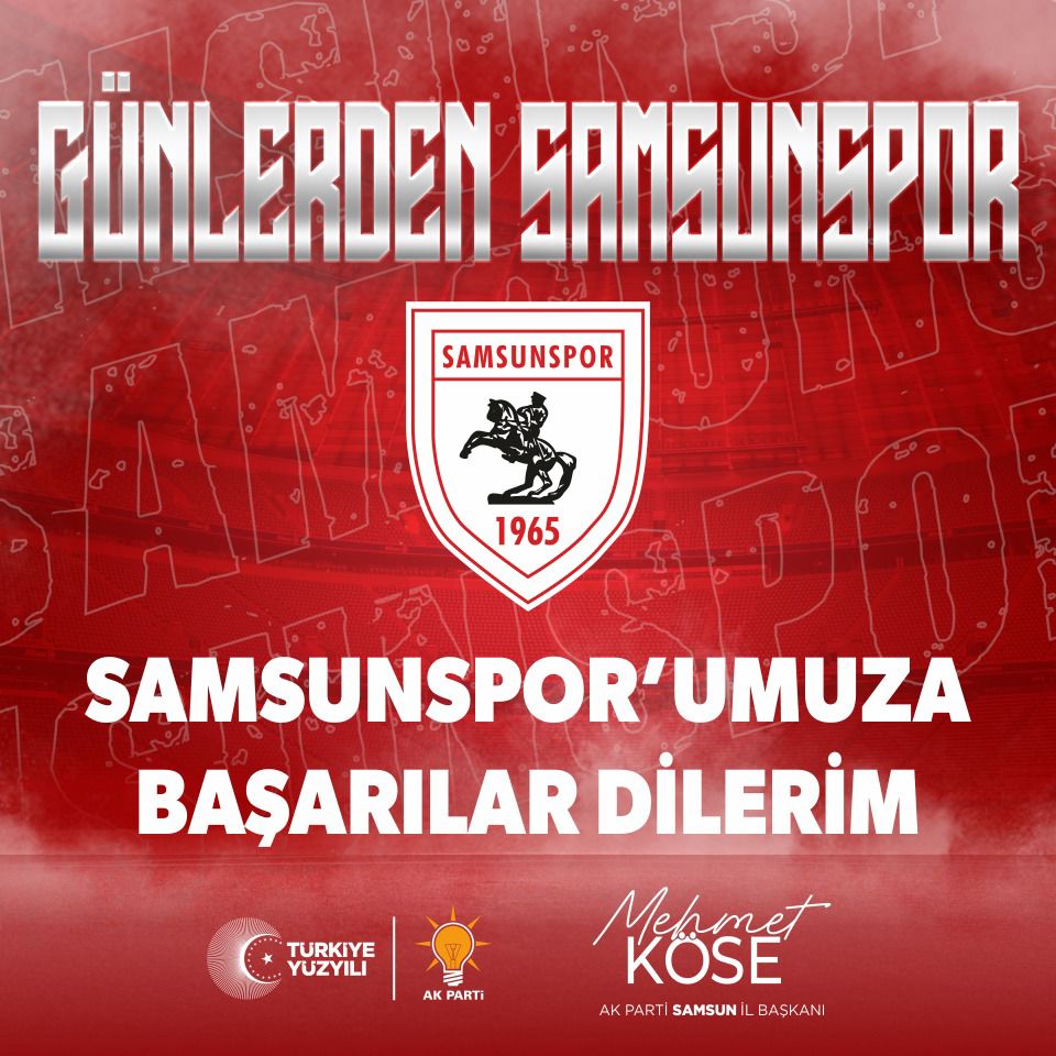 Başarılar Samsunspor'um #Samsunspor
