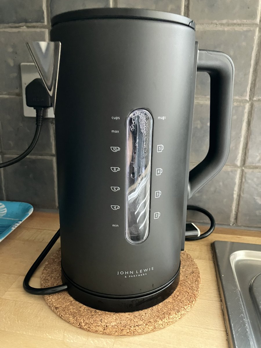 Bought a new kettle. It’s bringing much joy.