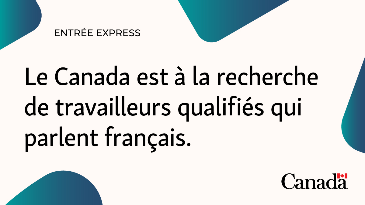 Vous parlez français? Le Canada pourrait être votre nouveau chez-vous. Découvrez comment immigrer en tant que travailleur qualifié. Informez-vous : bit.ly/3xw2WOd

#ImmigrerAuCanada #EntréeExpress #FrCan