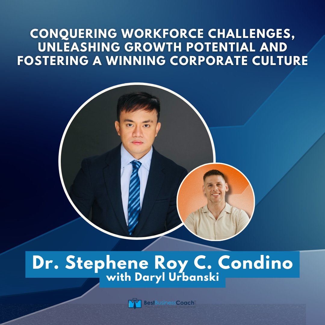 In this thought-provoking interview, Dr. Stephene Roy C. Condino offers rich insights into the world of business strategies, entrepreneurship and innovation. 

Listen now: members.bestbusinesscoach.ca/dr-stephene-roy

#BusinessIntelligence #GrowthLeader #Advertising #SelfEfficacy #Innovation
