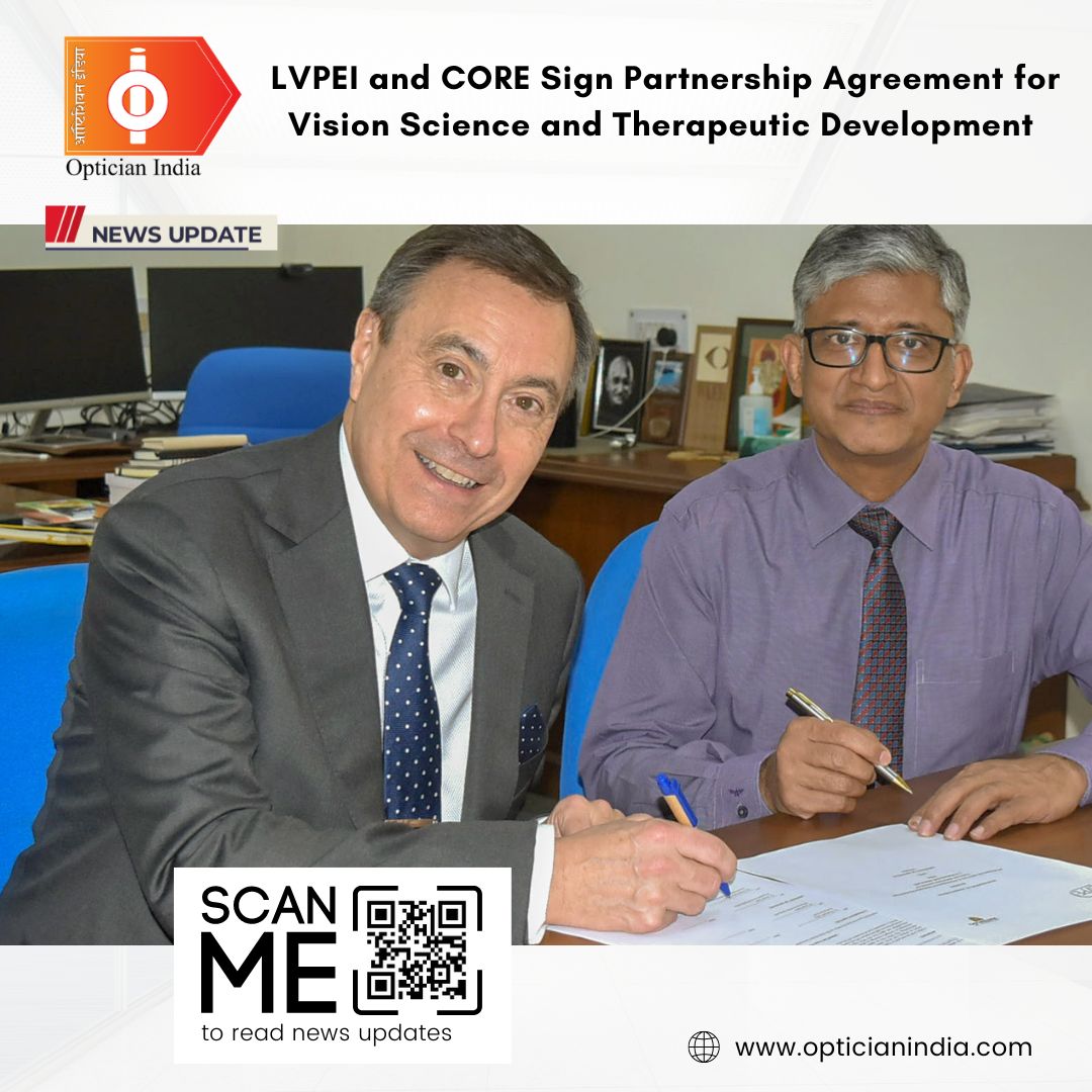 LVPEI and CORE Sign Partnership Agreement for Vision Science and Therapeutic Development

Read more:- facebook.com/share/p/h9961X…

#opticians #eyewear #eyecare #opticianindia #development #research #university #global #children #partners #collaboration #workshops #seminar