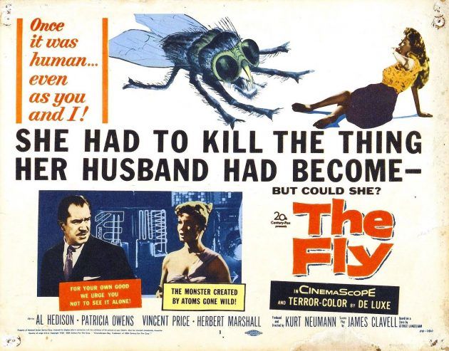 An experiment that goes very, very wrong! #DavidHedison #PatriciaOwens #VincentPrice #HerbertMarshall THE FLY (1958) 1pm sci-fi #TPTVsubtitles