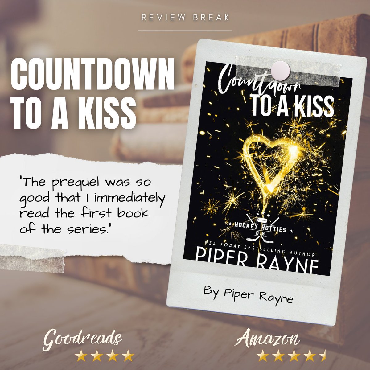 Review Break Read: Countdown to a Kiss by Piper Rayne

GoodReads Rating: ⭐️⭐️⭐️⭐️
Amazon Rating: ⭐️⭐️⭐️⭐️1/2

amzn.to/3Wk8Cpa

#piperrayne #countdowntoakiss #hockeyromance #chanceencounter #holidayromance #romanticcomedybook #bookrecommendation #romancelandia