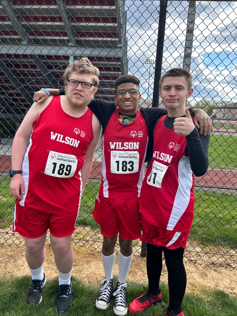 Our Unified Track & Field team did a great job competing on Wednesday in their home meet! Keep up the great work! #WilsonSD