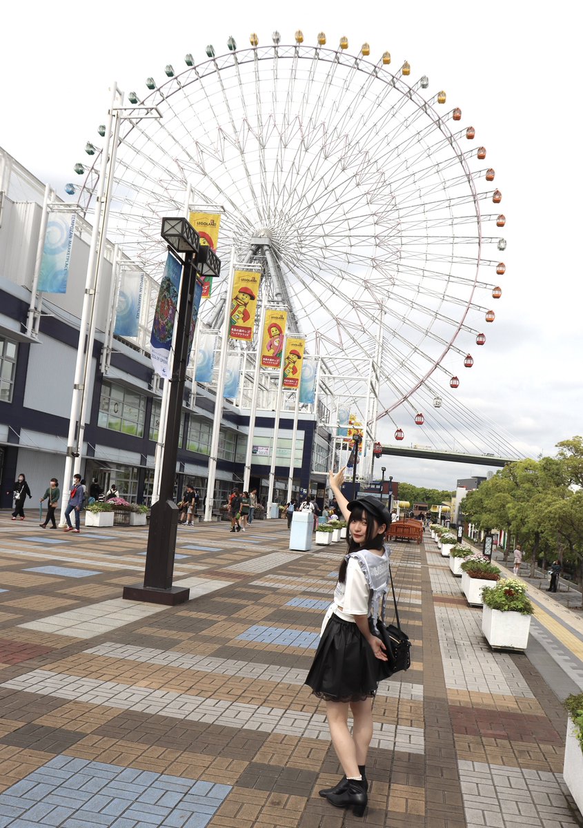 #ゼロキョリ撮影会
2024年4月27日（土）
海遊館（大阪） 

「あれ乗ろ〜」🎡

#ゼロキョリハーツ
#猫乃みこ
#みこさましか
#シャッターチャンスSpring