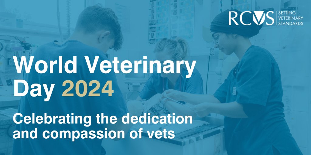 Happy #WorldVeterinaryDay! Today, we celebrate the dedication and compassion of vets across the globe who work tirelessly to protect animal health and welfare and public health. Thank you for all you do.