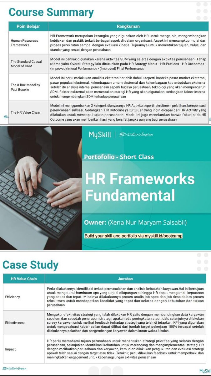 Seruu banget ikut Short Class dari MySkill, bener bener bermanfaat dan menambah wawasan, terus kita juga bisa diskusi loohh, Yukkk ikutan!
#learnatmyskill