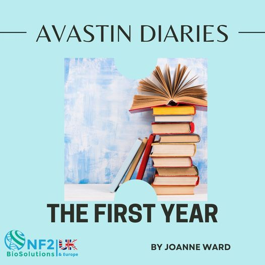 This blog post contains all the links to the Avastin Diaries Series so far as well as reflections from Joanne Ward, author of this important series.
nf2biosolutions.org/2024/04/17/ava…

Coming up tomorrow, we start Year 2 of Avastin
#endNF2 #NF2awareness #NF2Schwannomatosis 
#NF2support #nf2