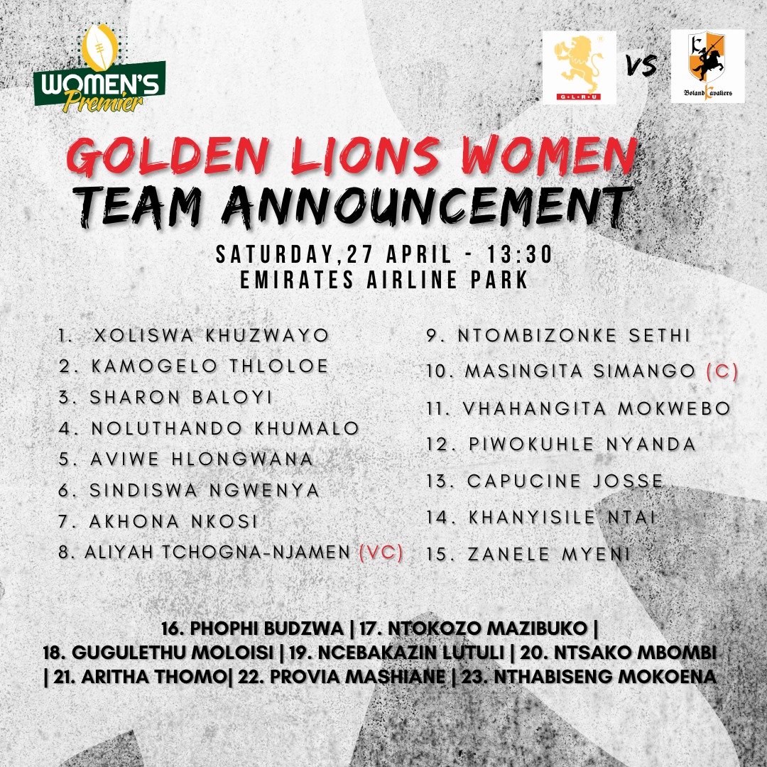 Golden Lions Rugby Union tweet media