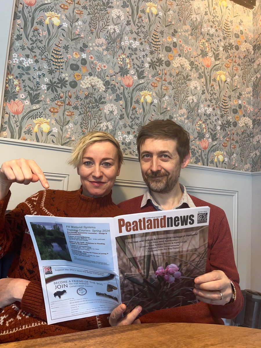 When you help @PeatlandConserv you get this lovely mag. Help save Irish bogs! These guys make it easy to understand and care 🧡