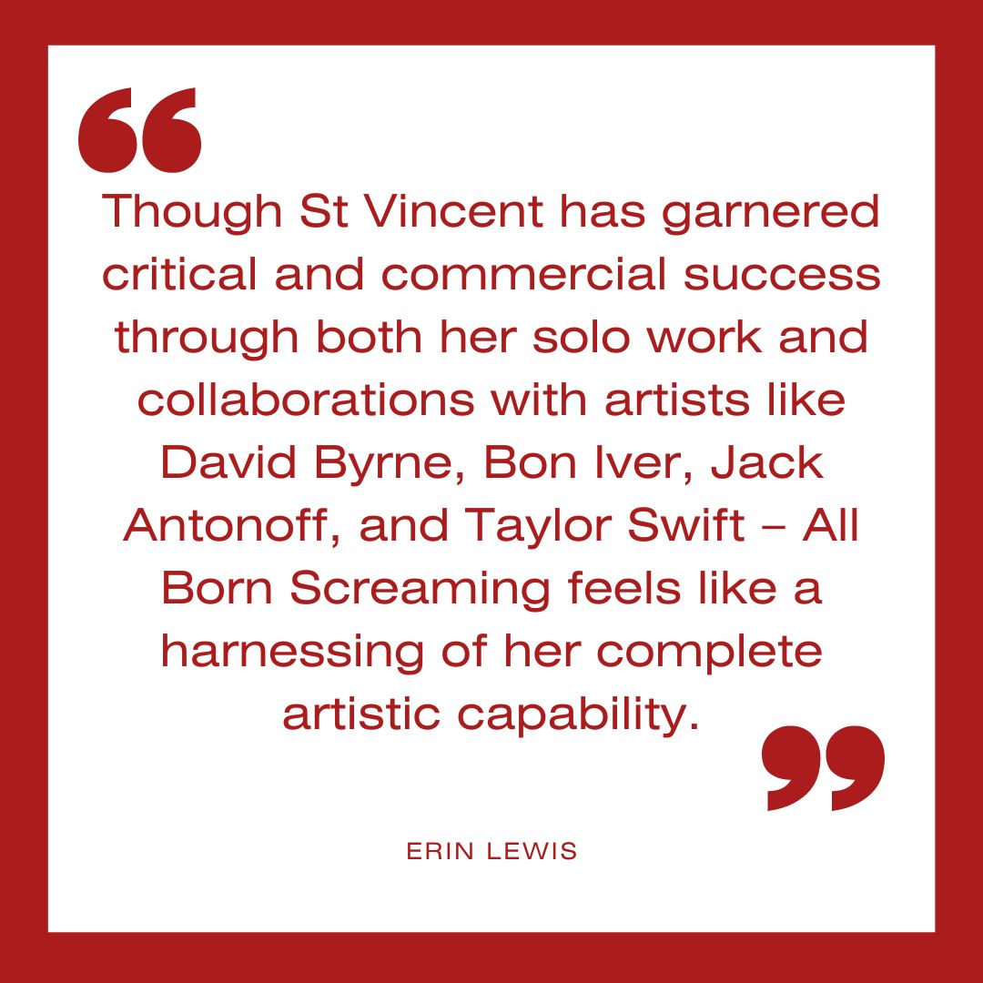 NEW ALBUM REVIEW

theboar.org/2024/04/st-vin…

[[#stvincent #allbornscreaming #flea #brokenman #taylorswift #jackantonoff #newalbum #newmusic #albumreview #studentmedia #studentjournalism]]