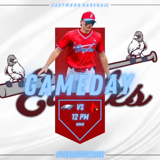 🚨⚾️GAME DAY⚾️🚨 Varsity vs Stritch 12pm Watch Live: youtube.com/@EastwoodSport… #GoEagles🦅⚾️🔗 #TeamTogether