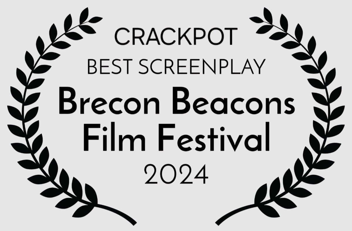 Very happy to receive the Best Screenplay award at the Brecon Beacons Film Festival for my feature script Crackpot. #breconbeacons #Wales ##filmfestival #Crackpot #bestscreenplay #screenwriter
