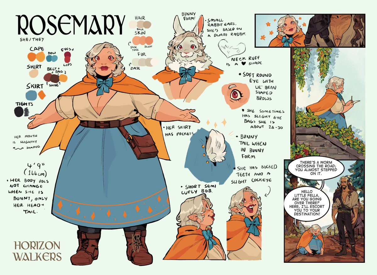 Cairn and Rosemary reference sheets✨