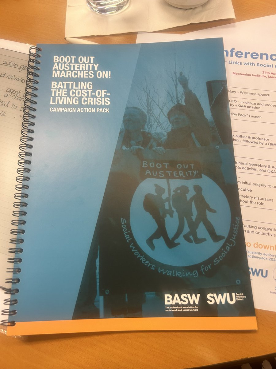 Great @SWU_UK ‘how to’ guide for running campaigns - from organising an event, stakeholder mapping, finding a venue, staying legal and even has poem templates! Will definitely inspire some @BFAWUOfficial work! Even had a shout out to #WeShallOvercome ✊️ #swuconference2024
