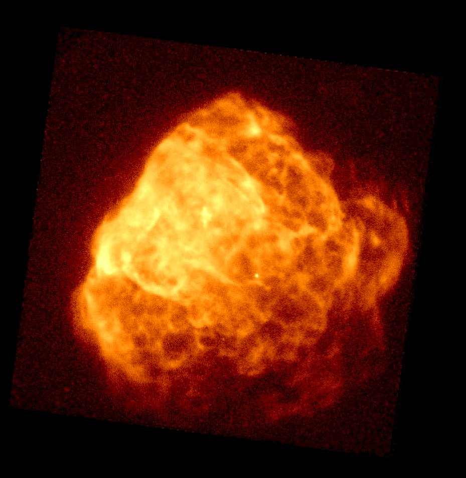 🛰️#EinsteinProbe sheds light on the cosmos! The first images of the #Xray satellite, to which #MPE contributed two telescope instruments, reveal its prowess in tracking explosive events in #highenergy Universe. Photo: #Supernova remnant #PuppisA (IHEP/CAS) mpe.mpg.de/8007188/news20…