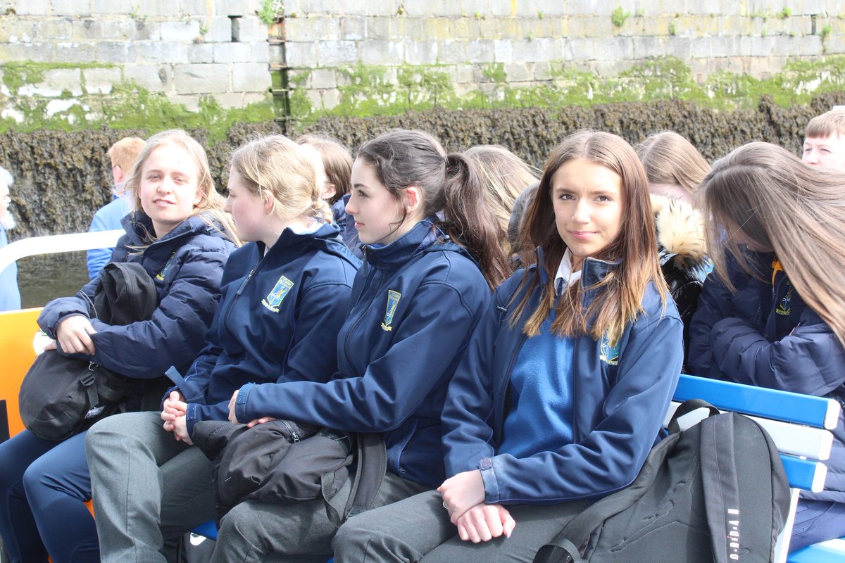 Fourth years getting a different point of view of Cork with a cruise around Cork Harbour. #cork #school #portofcork #schooltour #tours #transitionyear #travelbroadensthemind #TY #fourthyear