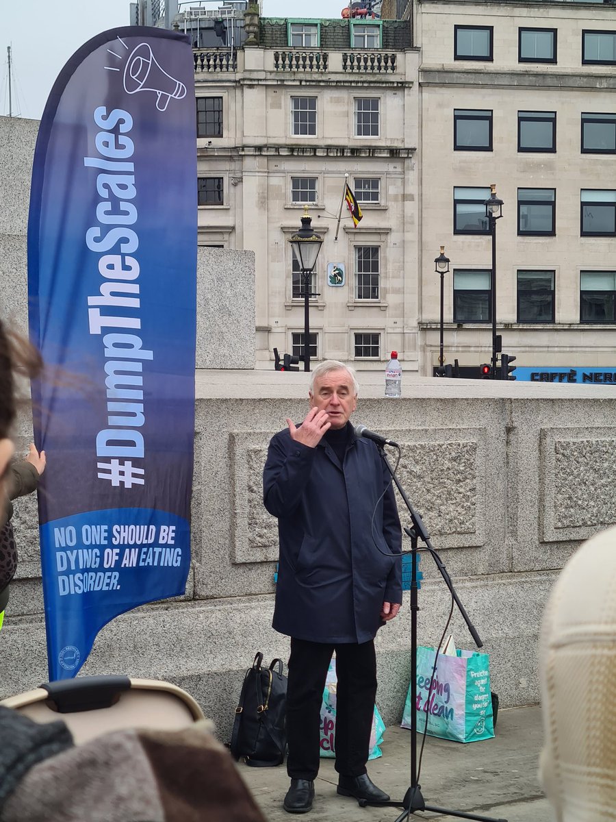 'We need an urgent review into the deaths in eating disorders so the government understands the scale of the issue and what needs to be done' @johnmcdonnellMP #DumpTheScales