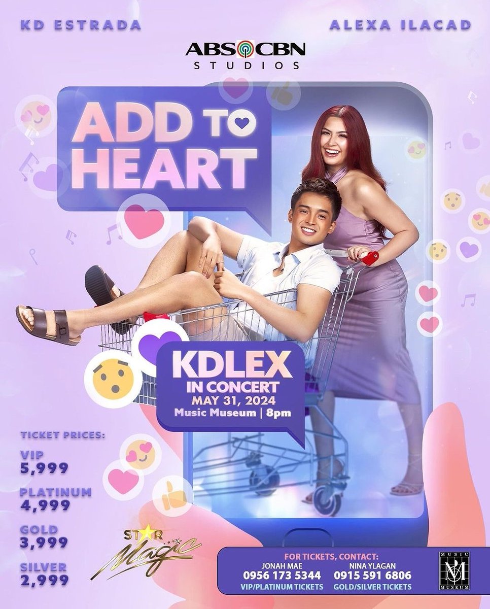 At last! Buy your tickets now to feel the beat and chase the melody! KDLEX CONCERT OFFICIAL POSTER #KdLex #AddToHeartKDLEXConcert