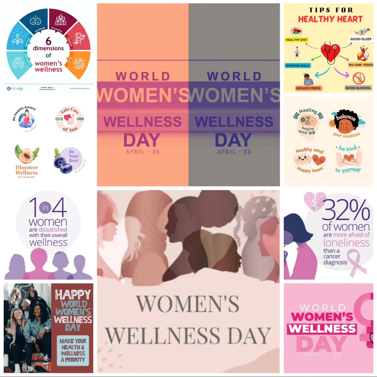 Let's celebrate World Women's Wellness Day: ♀️🙏🏾💕🫂✨️ 'The foundation of your wellness journey is presence – quieting the chatter in your head, feeling yourself in the moment and knowing you are okay.' Anon #WorldWomensWellnessDay #WomensWellnessDay #SelfCareMatters