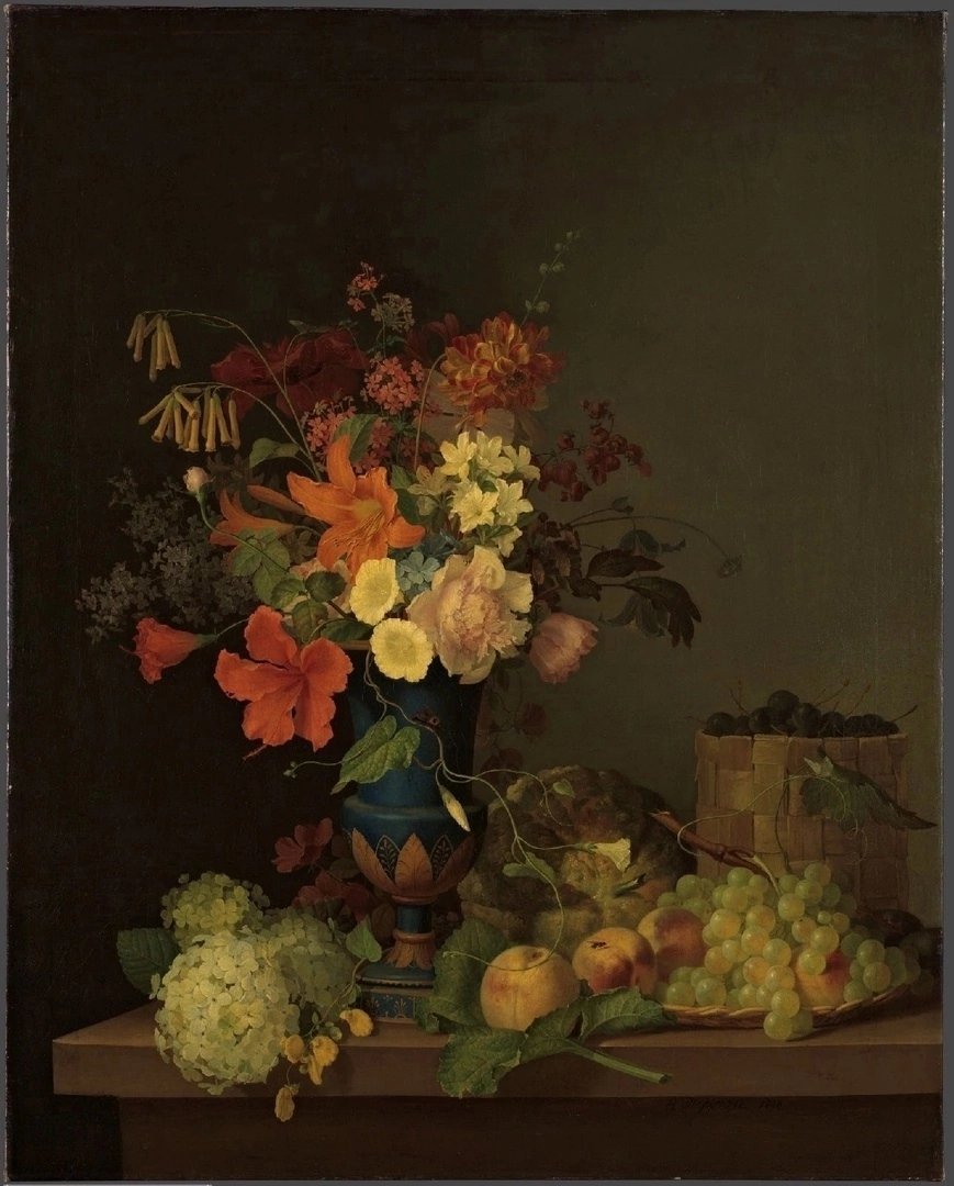 Foma Toropov (1820s -1898)
Still life.  Flowers and fruits.  1846

#artist #painting #the19thcenturyart #art #ArtliveAndBeauty #paintingoftheday #stilllifepainting