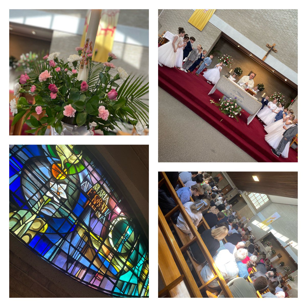 Congratulations to all of our First Holy Communicants and their families on their big day…what a gorgeous celebration! A big thank you to Father @DavidGamble1963, @ChrisOw37799572, @MrsNorthStB and Joe W @lpoolcatholic too 🎶🕯️🙏🏼 🕊️ 🤍